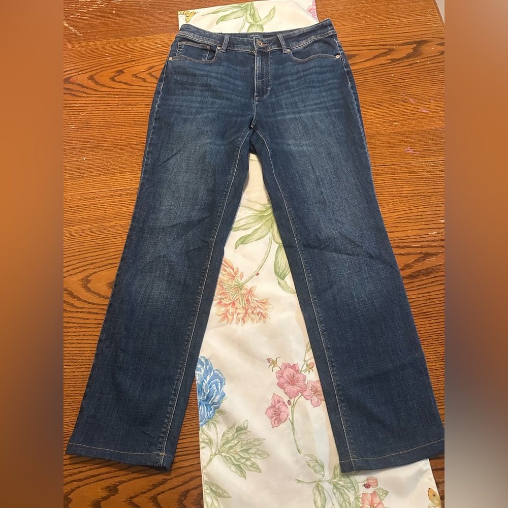 J. Jill Dark Blue Flare Jeans